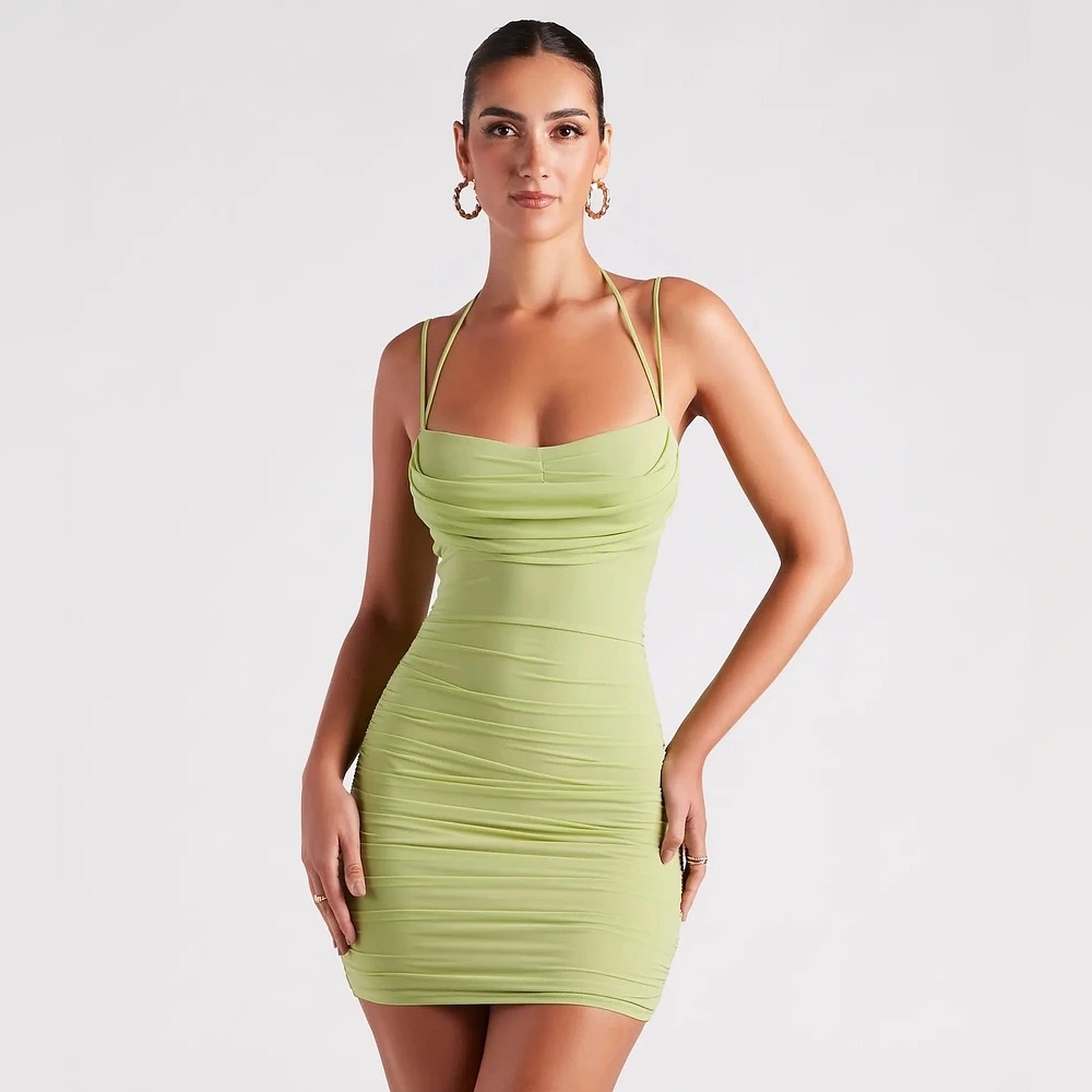 NWT Windsor Senorita Mesh Strappy Mini Dress Size Small
